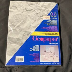 Crumpled Paper Design Stationary